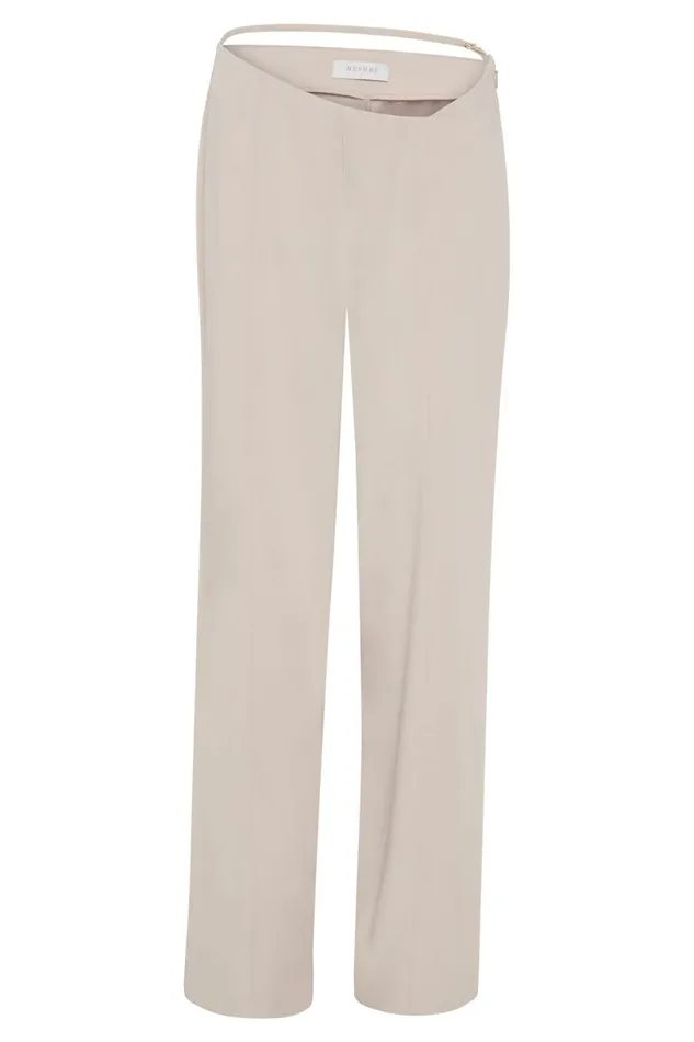 Meshki Pants Women Bahar Mid Rise Wide Leg Strap Pant 8211 Wheat Wheat Meshki Pants Women Bahar Mid Rise Wide Leg Strap Pant 8211 Wheat Wheat