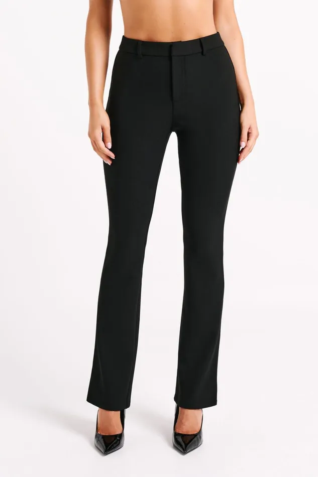 Meshki Pants Women Charlotte Crepe Long Pants 8211 Black Black