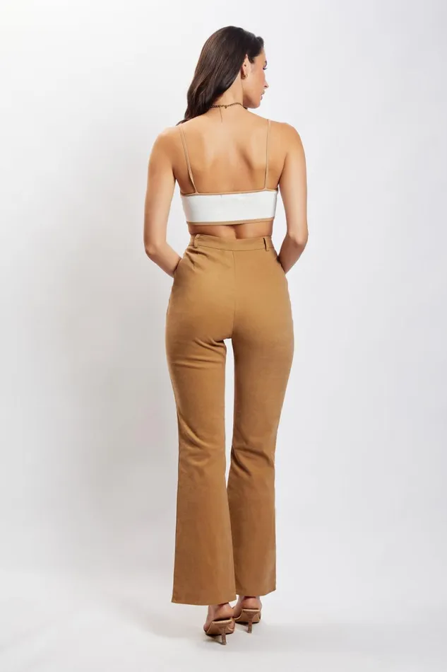 Meshki Pants Women Cindy Flare Pants 8211 Camel Camel Meshki Pants Women Cindy Flare Pants 8211 Camel Camel