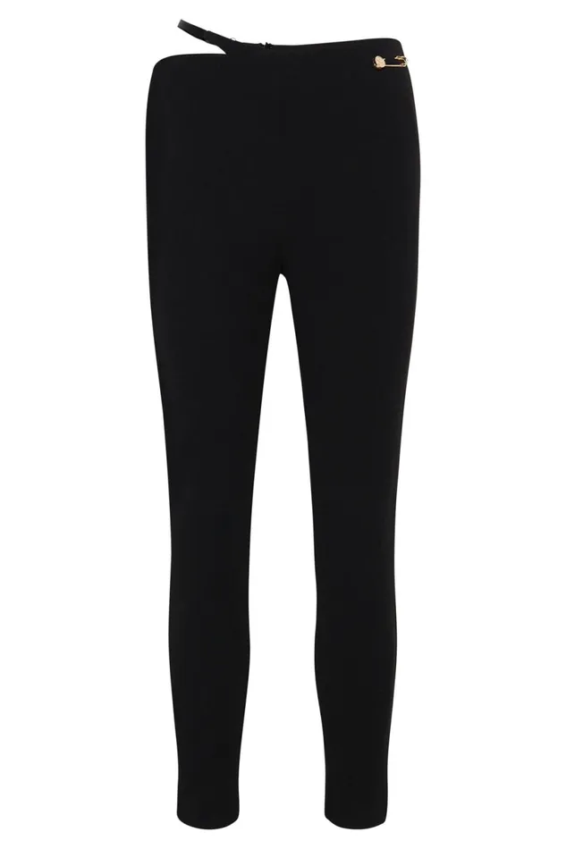 Meshki Pants Women Irene Pants With V Front Cut Out 8211 Black Black Meshki Pants Women Irene Pants With V Front Cut Out 8211 Black Black
