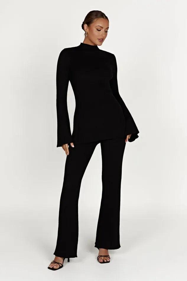 Meshki Pants Women Jovie Knit Pants 8211 Black Black