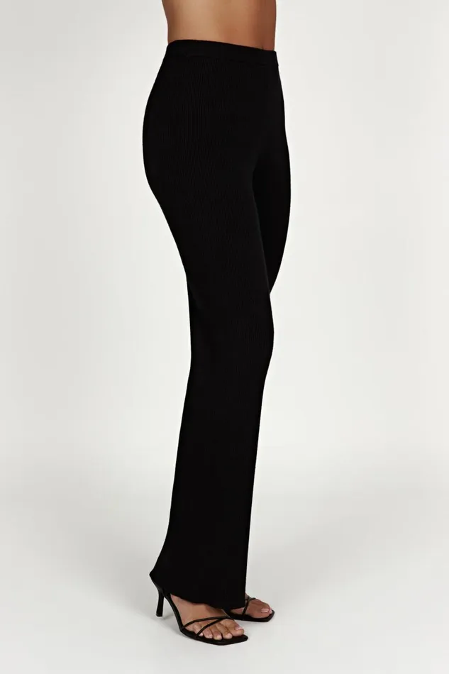 Meshki Pants Women Jovie Knit Pants 8211 Black Black