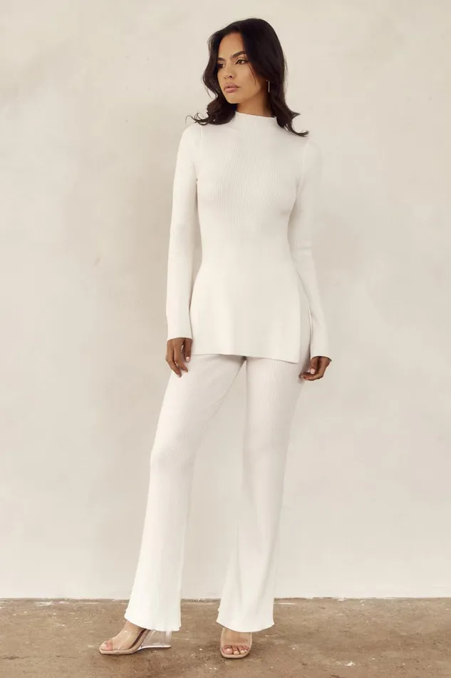 Meshki Pants Women Jovie Knit Pants 8211 Off White Offwhite