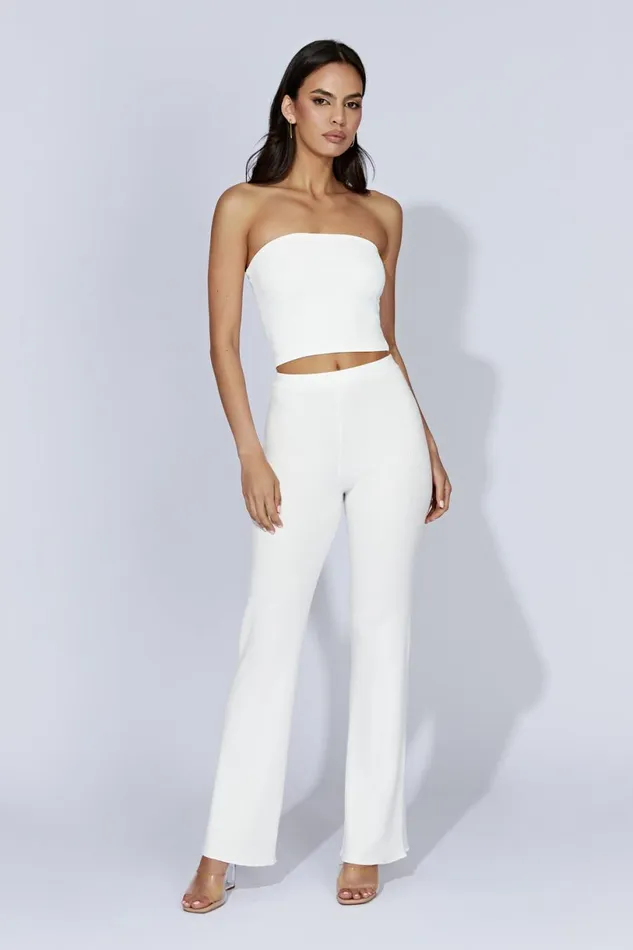 Meshki Pants Women Jovie Knit Pants 8211 Off White Offwhite