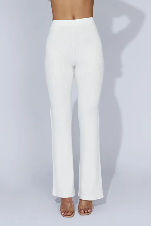 Meshki Pants Women Jovie Knit Pants 8211 Off White Offwhite