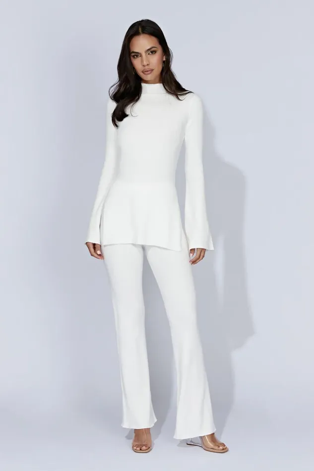 Meshki Pants Women Jovie Knit Pants 8211 Off White Offwhite