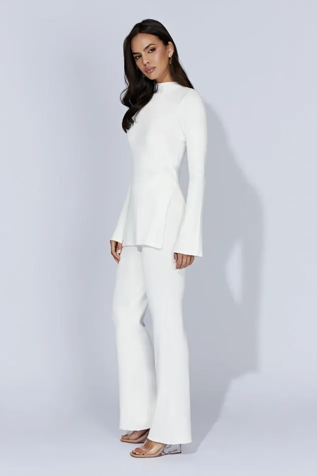 Meshki Pants Women Jovie Knit Pants 8211 Off White Offwhite