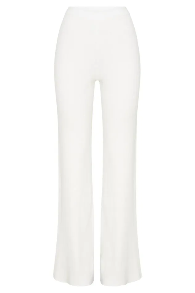 Meshki Pants Women Jovie Knit Pants 8211 Off White Offwhite