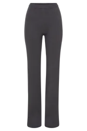 Meshki Pants Women Linnie Straight Leg Knit Pant 8211 Charcoal Charcoal