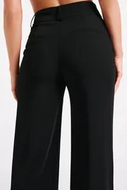 Meshki Pants Women Lisa High Waist Suiting Trousers 8211 Black Black Meshki Pants Women Lisa High Waist Suiting Trousers 8211 Black Black