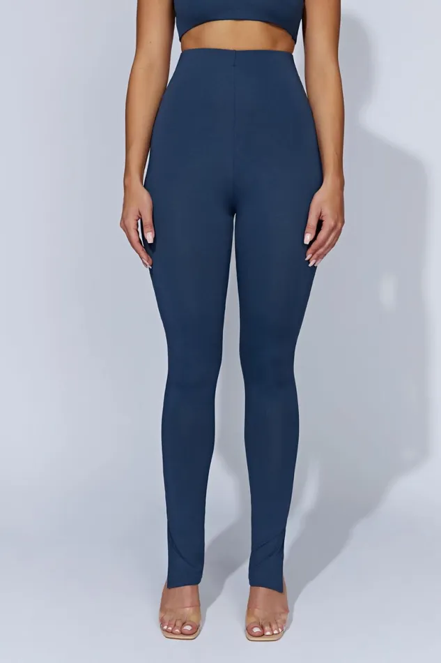 Meshki Pants Women Michelle Side Split Leggings 8211 Midnight Navy Midnightnavy Meshki Pants Women Michelle Side Split Leggings 8211 Midnight Navy Midnightnavy