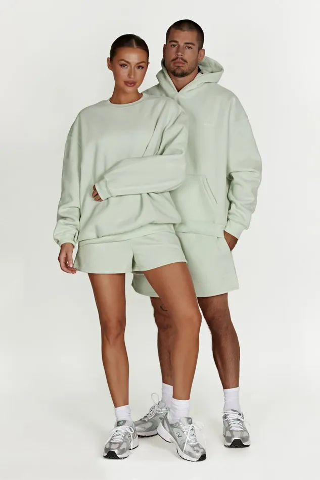 Meshki Shorts Women Jude Unisex Jogger Short 8211 Light Sage Lightsage