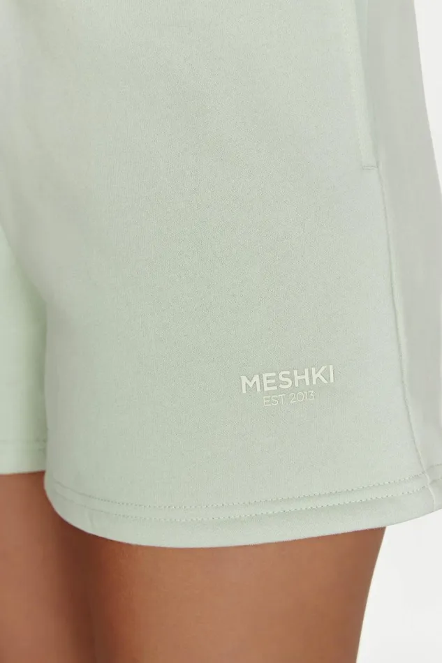 Meshki Shorts Women Jude Unisex Jogger Short 8211 Light Sage Lightsage