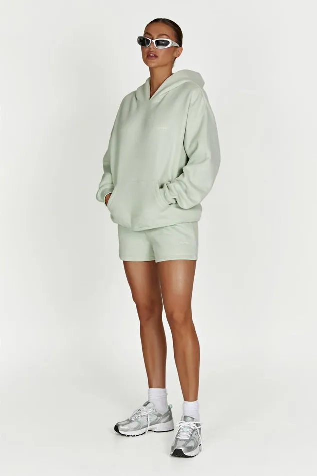 Meshki Shorts Women Jude Unisex Jogger Short 8211 Light Sage Lightsage