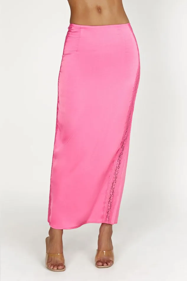 Meshki Skirts Women Bellamy Lace Maxi Skirt 8211 Bubblegum Pink Bubblegum Pink Meshki Skirts Women Bellamy Lace Maxi Skirt 8211 Bubblegum Pink Bubblegum Pink