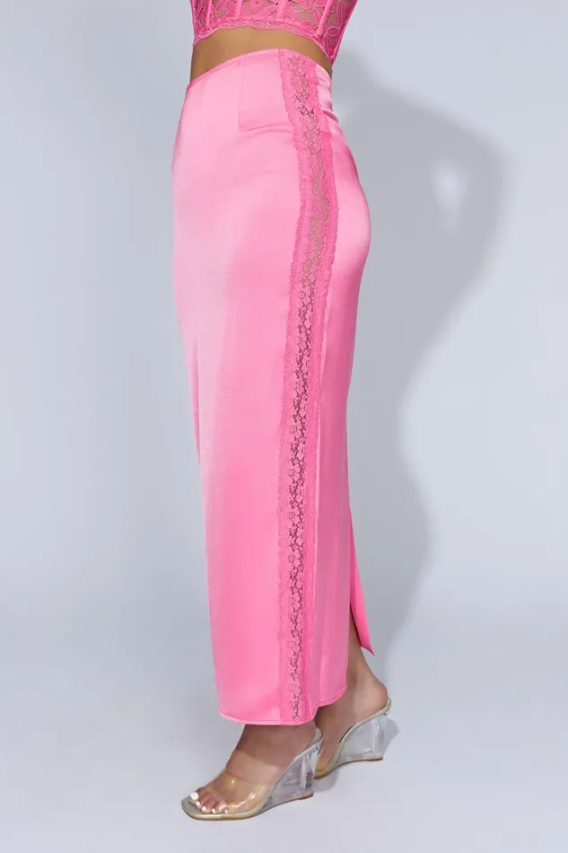 Meshki Skirts Women Bellamy Lace Maxi Skirt 8211 Bubblegum Pink Bubblegum Pink Meshki Skirts Women Bellamy Lace Maxi Skirt 8211 Bubblegum Pink Bubblegum Pink