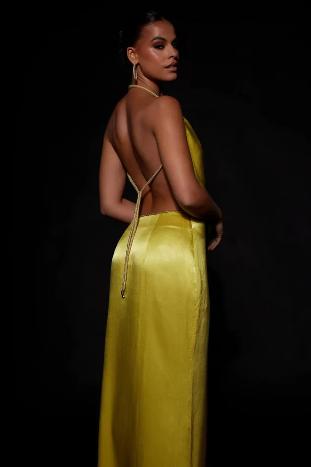 Meshki Skirts Women Christie Diamante Rope Maxi Skirt 8211 Chartreuse Chartreuse Meshki Skirts Women Christie Diamante Rope Maxi Skirt 8211 Chartreuse Chartreuse