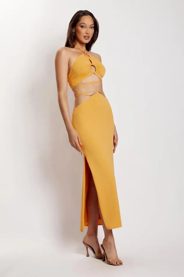 Meshki Skirts Women Erika Maxi Skirt With Hardware 8211 Mango Mango