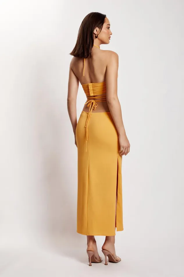 Meshki Skirts Women Erika Maxi Skirt With Hardware 8211 Mango Mango Meshki Skirts Women Erika Maxi Skirt With Hardware 8211 Mango Mango