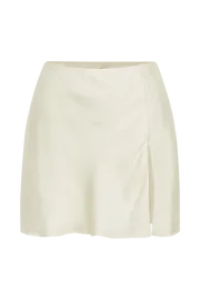 Meshki Skirts Women Hartley Satin Mini Skirt 8211 Ivory Ivory