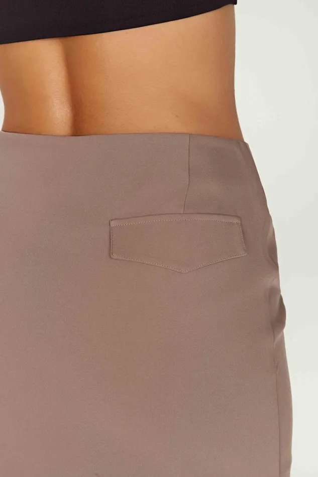 Meshki Skirts Women Malika Suiting Mini Skirt 8211 Coco Coco