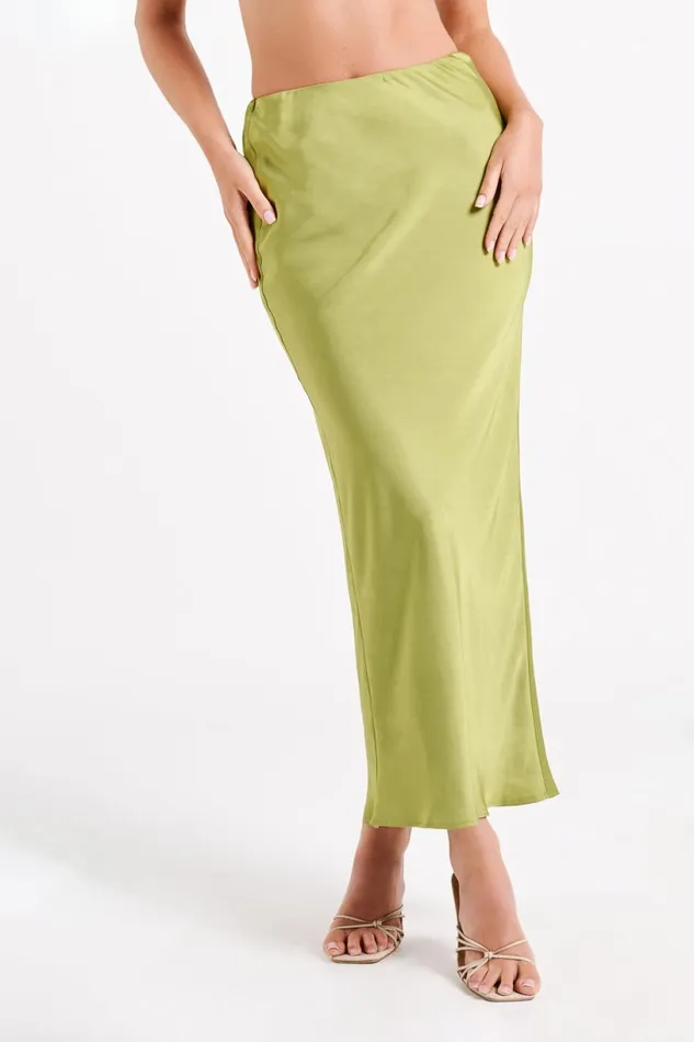 Meshki Skirts Women Violeta Satin Maxi Skirt 8211 Parakeet Green Parakeetgreen Meshki Skirts Women Violeta Satin Maxi Skirt 8211 Parakeet Green Parakeetgreen