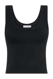 Meshki Sleeveless Tops Women Chandler Modal Tank Top 8211 Black Black
