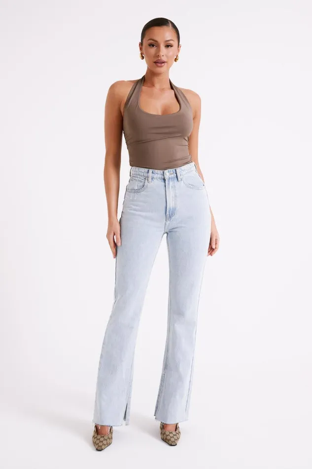 Meshki Sleeveless Tops Women Marie Recycled Nylon Halter Top 8211 Coco Coco