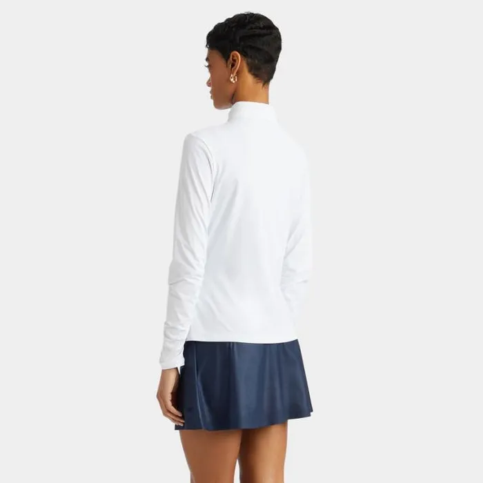 Mid Layers Women GFORE FEATHERWEIGHT SILKY TECH NYLON FULL ZIP MID LAYER Snow