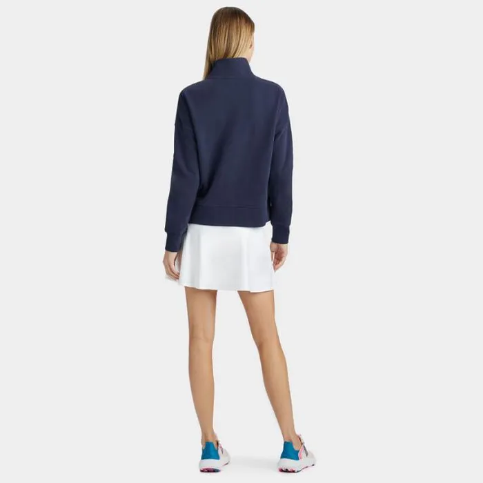 Mid Layers Women GFORE I HATE GOLF FRENCH TERRY QUARTER ZIP BOXY PULLOVER Twilight