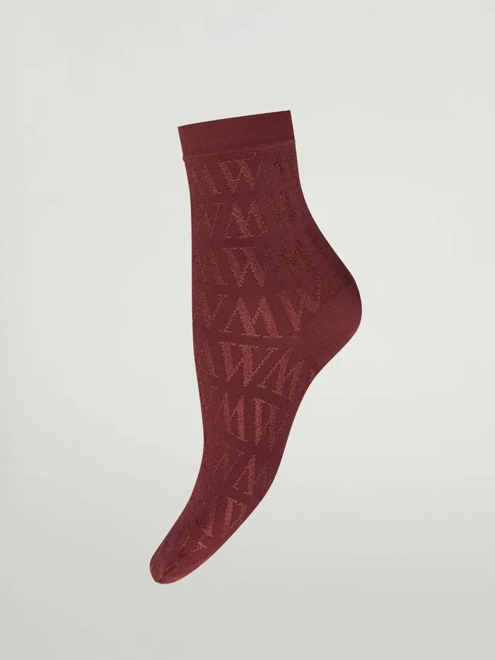 Monogram Jacquard Socks Port Royale Women Wolford Socks