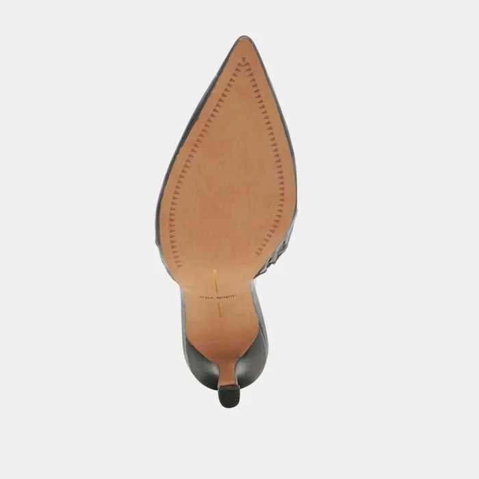Mules and Clogs Shop Dolce Vita Kairi Heels Black Leather Black Leather