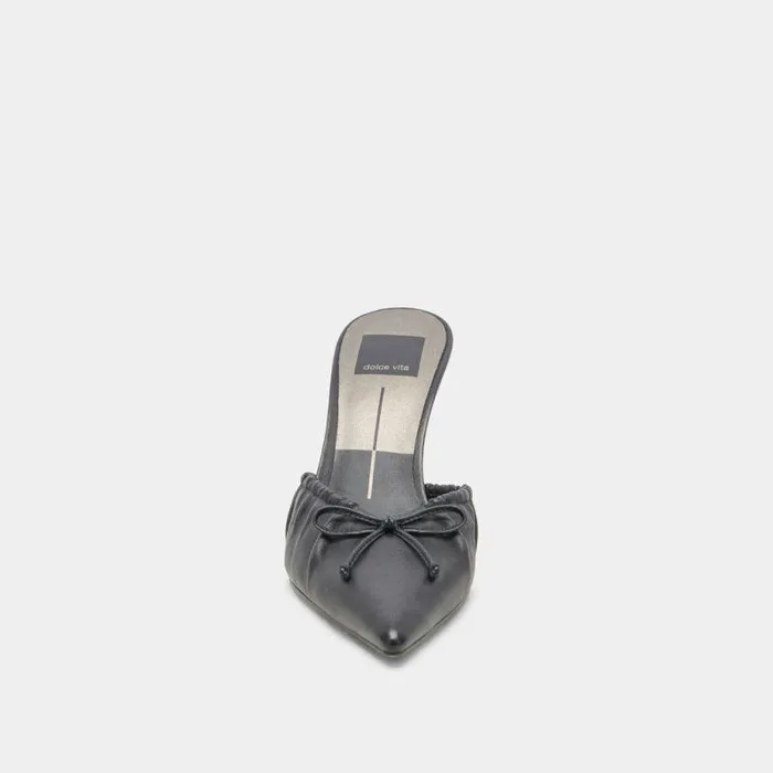 Mules and Clogs Shop Dolce Vita Kairi Heels Black Leather Black Leather
