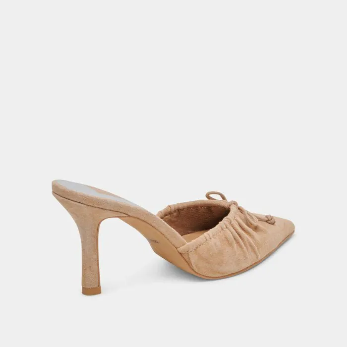 Mules and Clogs Shop Dolce Vita Kairi Heels Camel Suede Camel Suede
