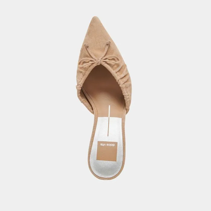 Mules and Clogs Shop Dolce Vita Kairi Heels Camel Suede Camel Suede