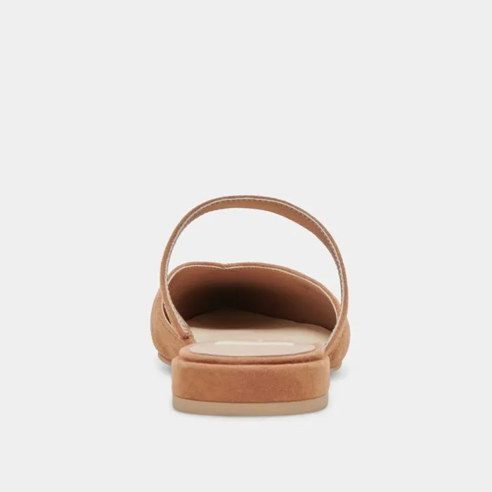 Mules and Clogs Shop Dolce Vita Kanika Flats Brown Suede Brown Suede