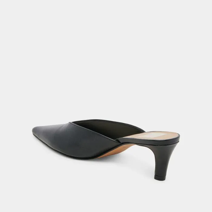 Mules and Clogs Shop Dolce Vita Sarina Heels Midnight Crinkle Patent Midnight Crinkle Patent