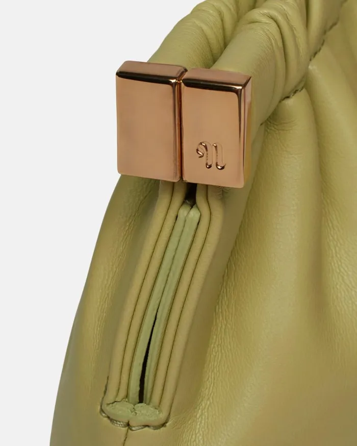 Nanushka Bags The Bar Clutch Micro Green 8211 WomenMen