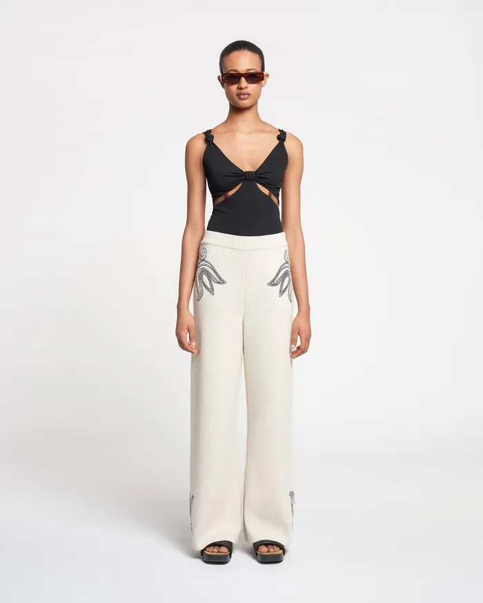 Nanushka Bottoms Emmie White 8211 Women