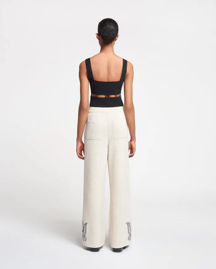 Nanushka Bottoms Emmie White 8211 Women