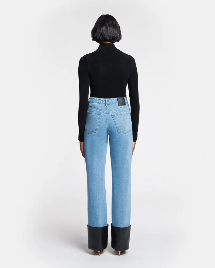 Nanushka Bottoms Raynee Blue 8211 Women