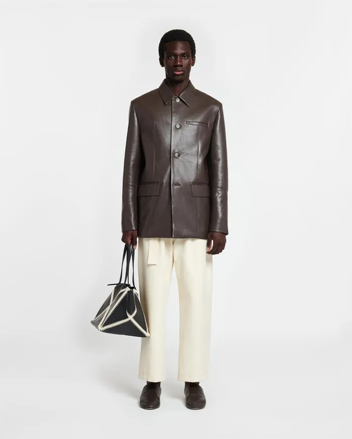 Nanushka Outerwear and Jackets Danick Coffee Bean 8211 Men