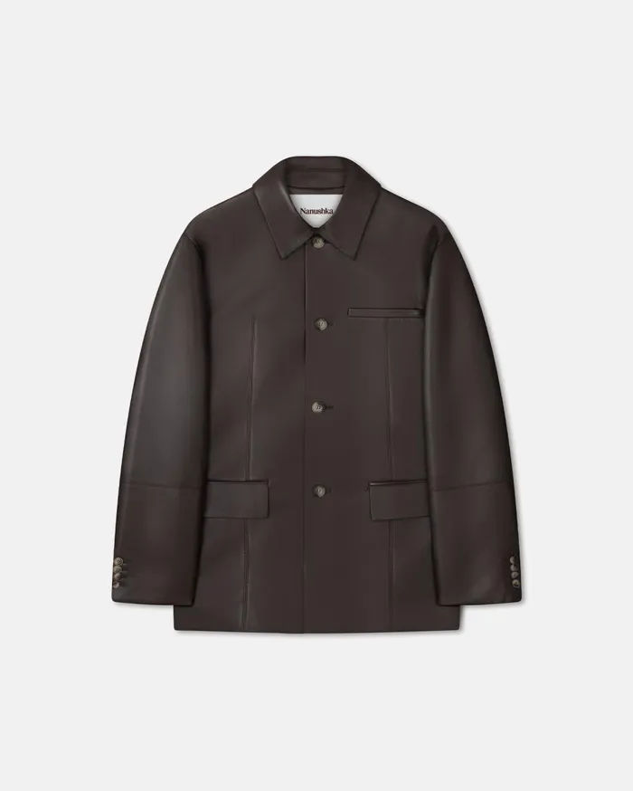 Nanushka Outerwear and Jackets Danick Coffee Bean 8211 Men