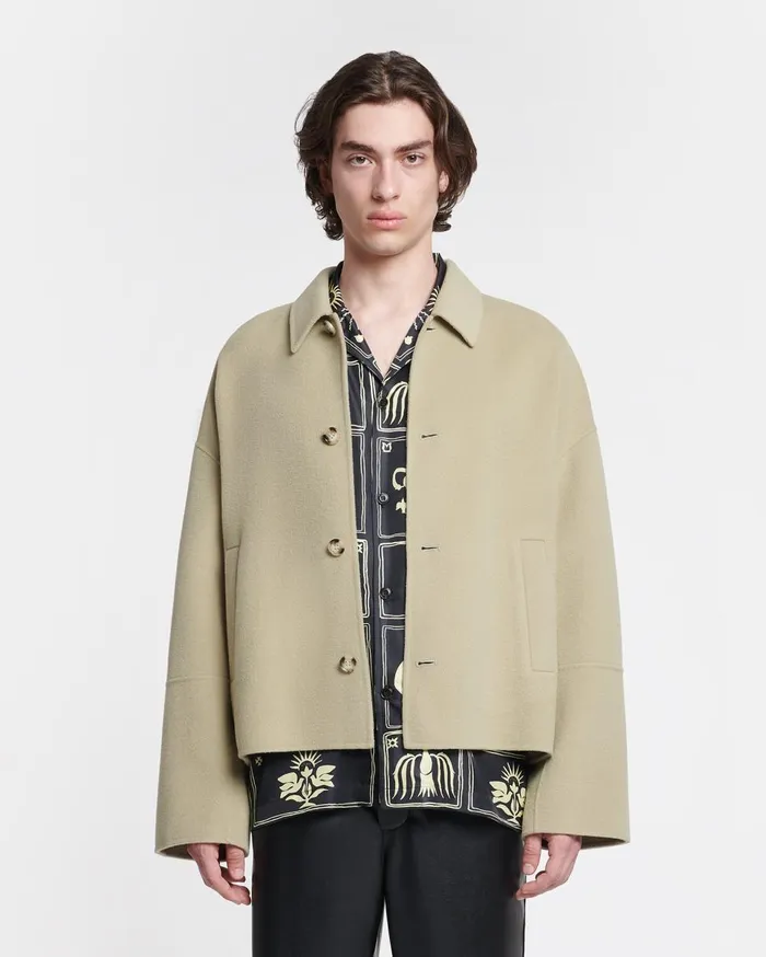 Nanushka Outerwear and Jackets Marcin Pale Olive Pf24 8211 Men