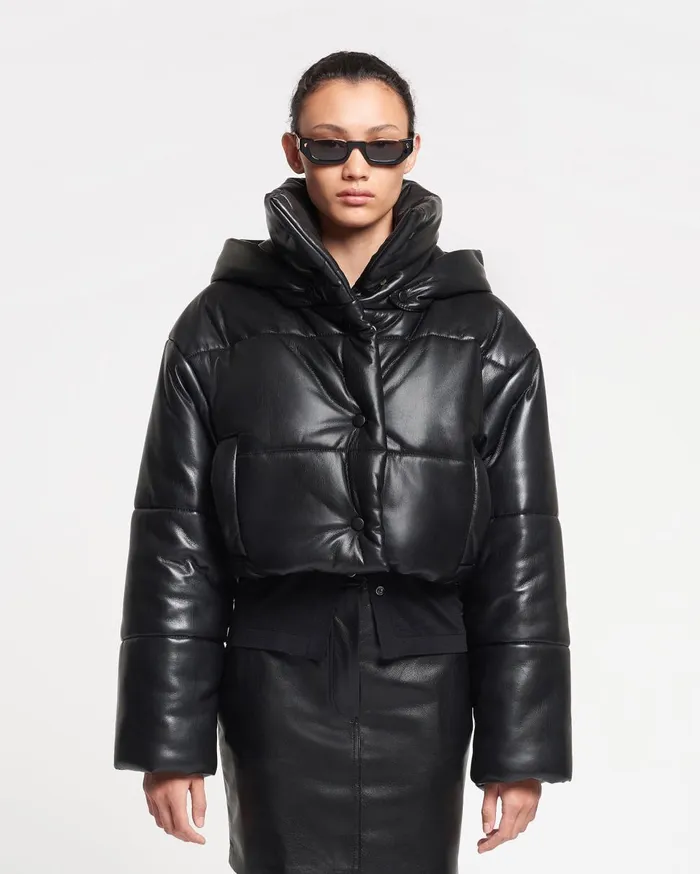 Nanushka Outerwear Aveline Black 8211 Women