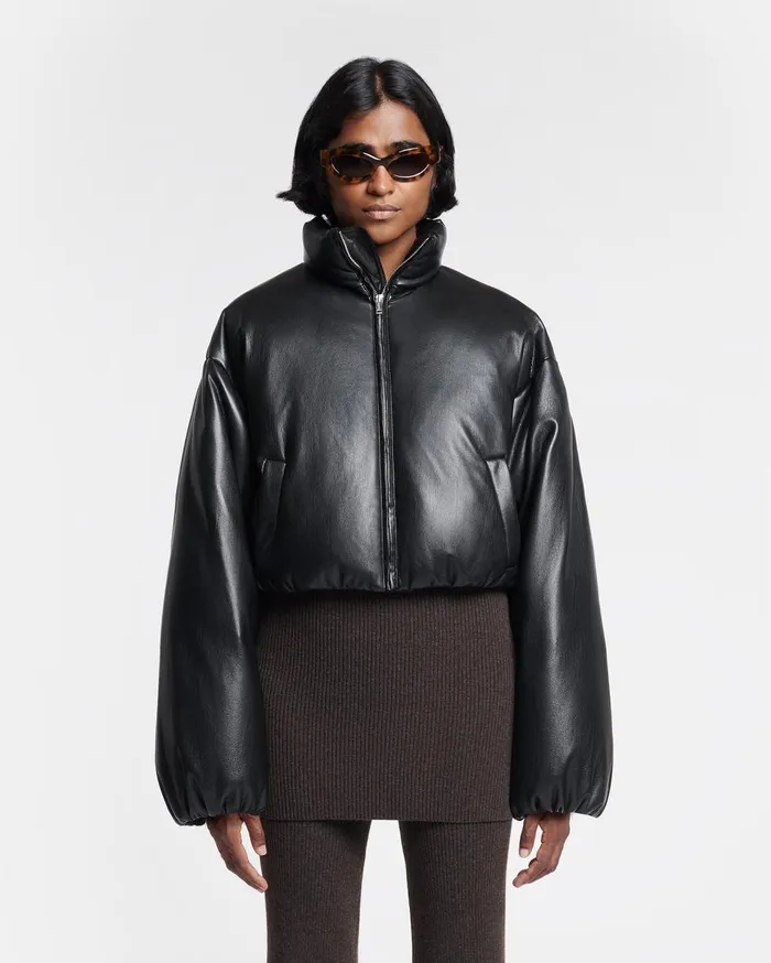 Nanushka Outerwear Lilima Black 8211 Women