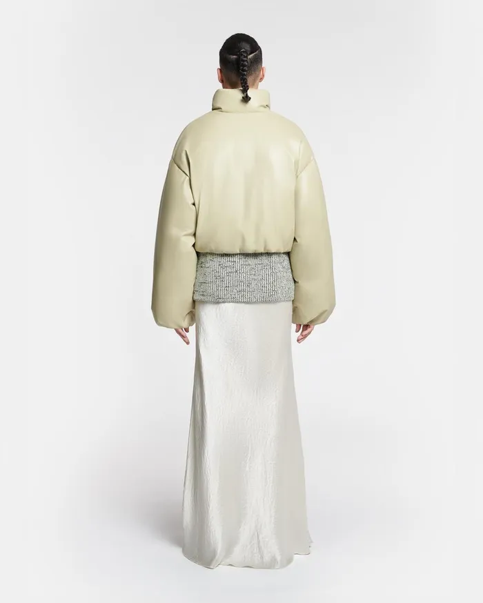 Nanushka Outerwear Lilima Pale Olive Pf24 8211 Women