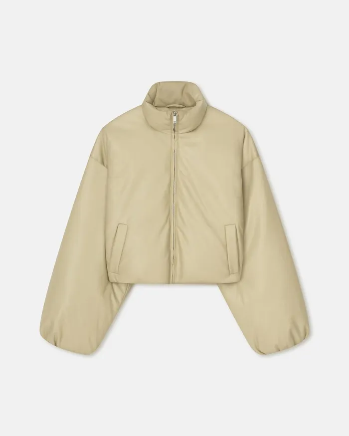 Nanushka Outerwear Lilima Pale Olive Pf24 8211 Women