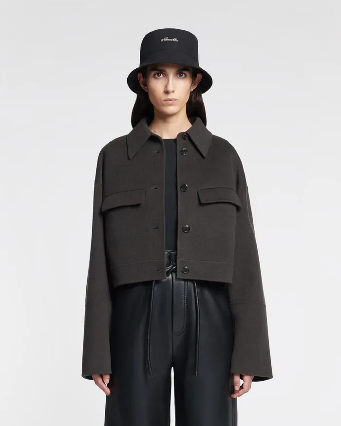 Nanushka Outerwear Nevelle Anthracite 8211 Women