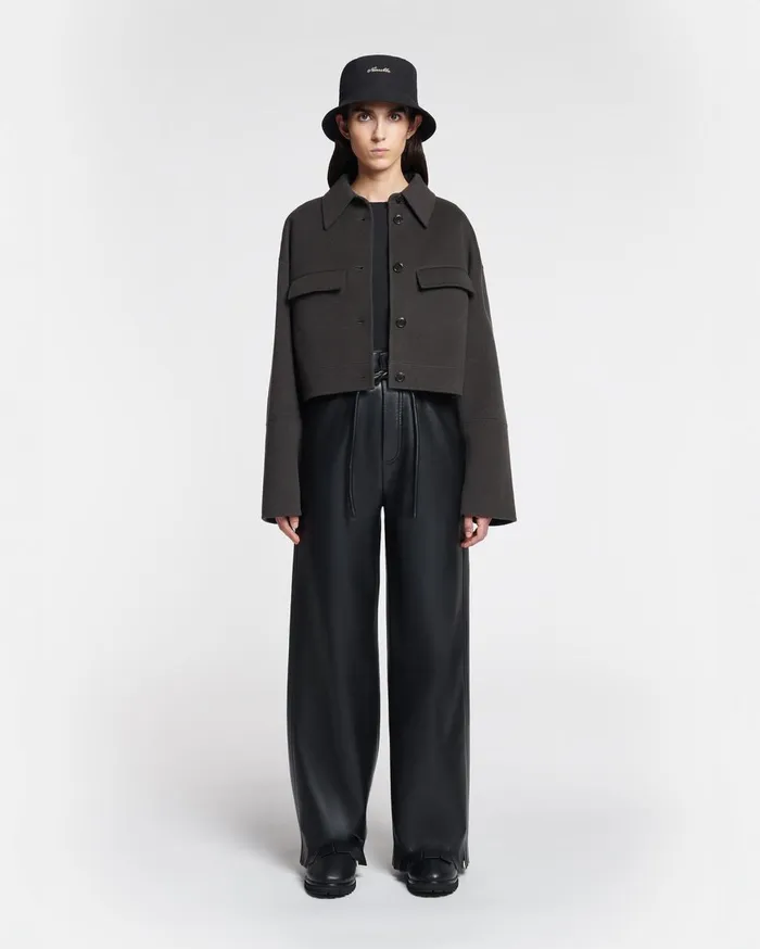 Nanushka Outerwear Nevelle Anthracite 8211 Women